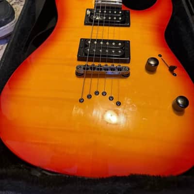 Dean Custom 350 Maple Electric 2010โs - Amber burst image 2