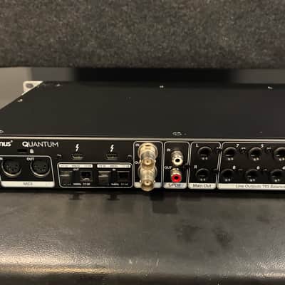 PreSonus Quantum Thunderbolt Audio Interface 2010s - Black image 10