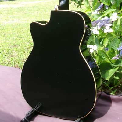 Alvarez Yairi WY-1BK Bob Weir Signature 1995 - Black (Made in Japan) with SKB Hard Case image 9