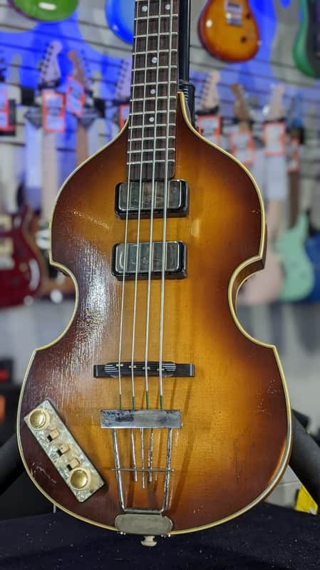 Hofner H500/1-61L-RLC-0 1961 RELIC Vintage Aged Lefty Violin Bass Sunburst *FREE PLEK WITH PURCHASE*! image 1