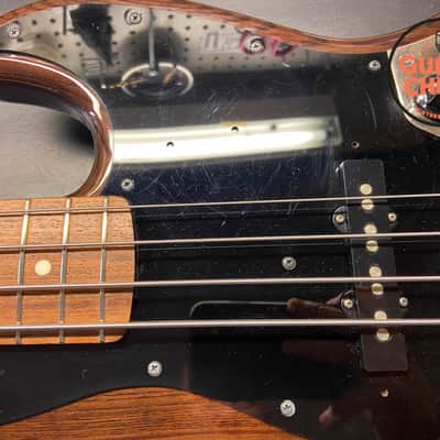 2010 Fender Japan Jazz Bass ‘62 Reissue JB62-WAL – Walnut Finish | Black Chrome Hardware | 100% Original | Gig Bag image 11
