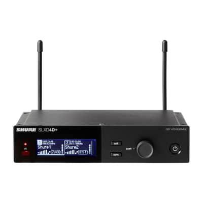 Shure SLXD24D+/58 Dual Wireless System with 2 SLXD2+/58 Handheld Transmitters image 2