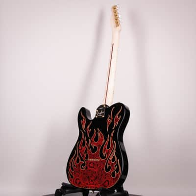 Fender James Burton Telecaster Red Paisley Flames Maple Fingerboard (US22184062) image 11