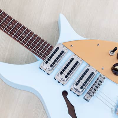 2004 Rickenbacker 325C58 Capri Blue Boy F Hole w/ Case image 8
