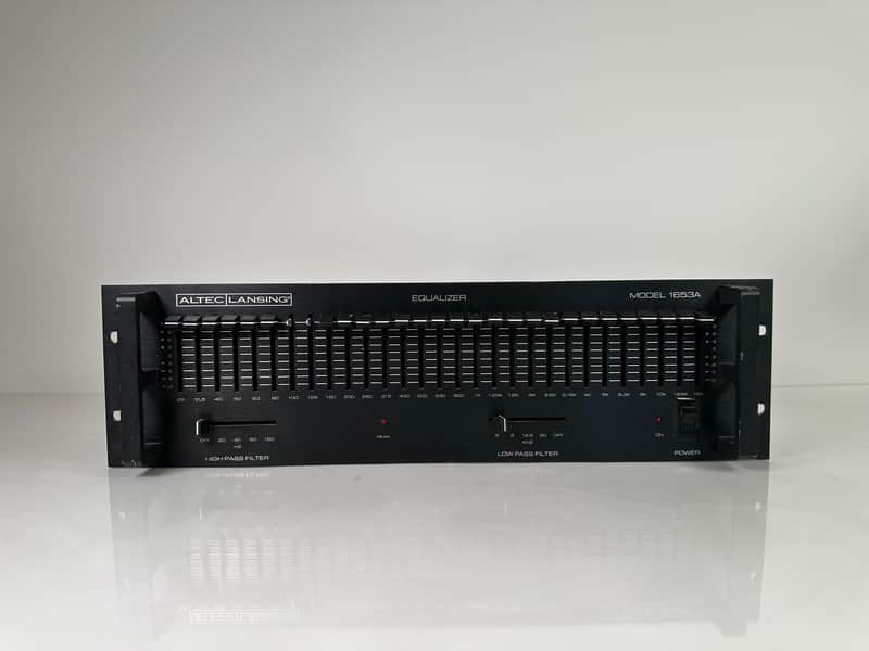 Vintage Altec Lansing Model 1653A Equalizer Rack Mount USA Pro Audio image 1