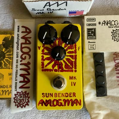 Analogman Sun Bender MkIV #7 Built Mullard Red Dots! image 1