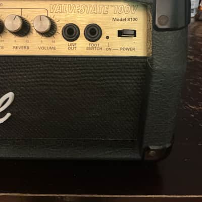 Marshall Valvestate 100V Model 8100 2-Channel 100-Watt Guitar Amp Head 1991 - 1998 - Black image 5