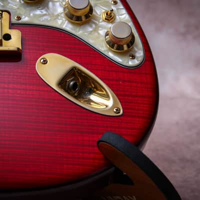 FENDER USA Custom Shop Stratocaster Plus Ultra Set-Neck *John Page "Cherry Red + Ebony" (1992)(Reserved) image 8