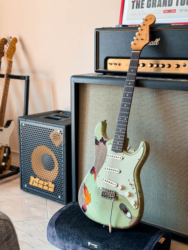 Fender Custom Shop Stratocaster 61 MasterBuilt Paul Waller 1961 - Surf Green image 1