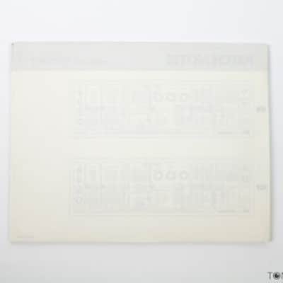 ROLAND SYSTEM 100 MODEL 101 PATCH NOTES BOOK model sheets VINTAGE SYNTH DEALER 2 image 2