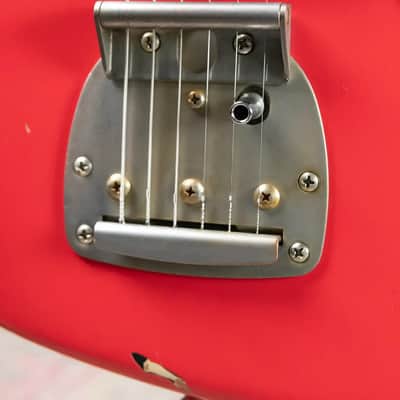 Nash JM-63 Electric Guitar - Fiesta Red over 3-Tone Burst with Hardshell Case image 17