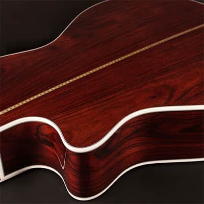 Cort GOLDA8LB Gold Series Auditorium Solid 6-String Acoustic-Electric Guitar w/Deluxe Soft Side Case image 5