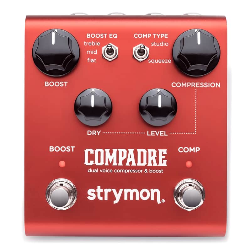 Strymon Compadre Dual Voice Compressor & Boost 2020 - Present - Red image 1