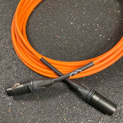 20 Foot XLR Quad cable - Orange | Bright Side Sound Machine image 2