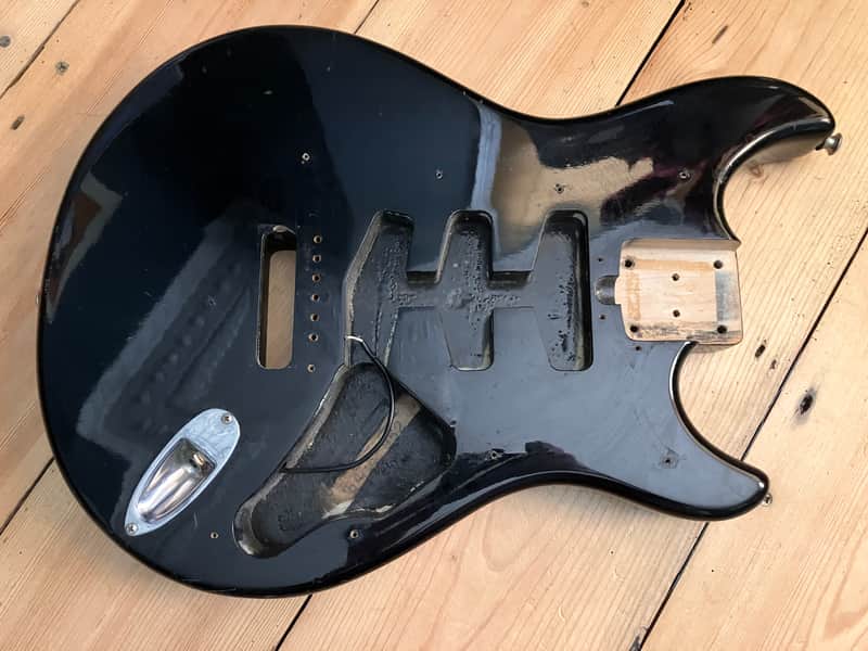 Vox Standard 25 Electric Guitar Body Maple Japan Matsumoku Heavily Roadworn image 1