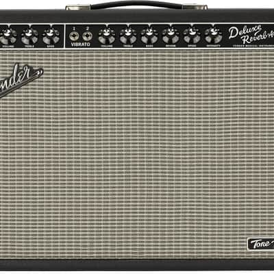Fender Tone Master Deluxe Reverb 100W 1X12 Guitar Combo Amp Black image 1