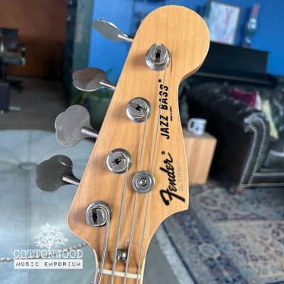 Fender Crafted in Japan (CIJ) 1975 Reissue Jazz Bass (JB75) – Natural Ash with Maple Neck (2004-2005) image 12