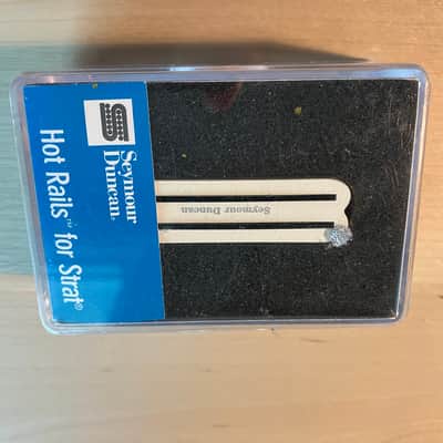 Seymour Duncan SHR-1b Hot Rails Strat Bridge Pickup 2010s - Parchment image 2