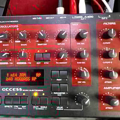 Access Virus A, B,C RED/BLACK OLED Display Upgrade