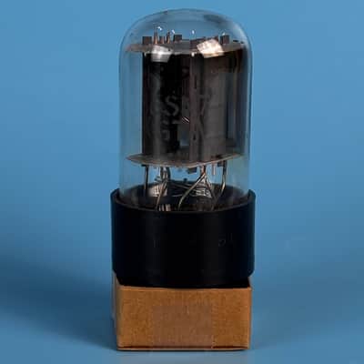 1960s General Electric 6SN7GT Vintage Grey Plated Vacuum Tube! T589 image 2