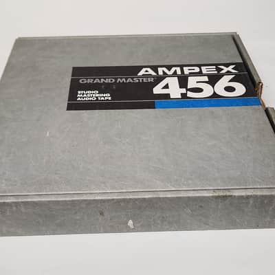 Ampex 456 Grand Master Metal Take Up Reel With Tape & Box 1" x 10.5" Inch Tape image 3