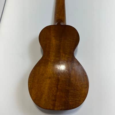Vintage M Nunes Rare Koa Ukulele Southern California Music Company image 8