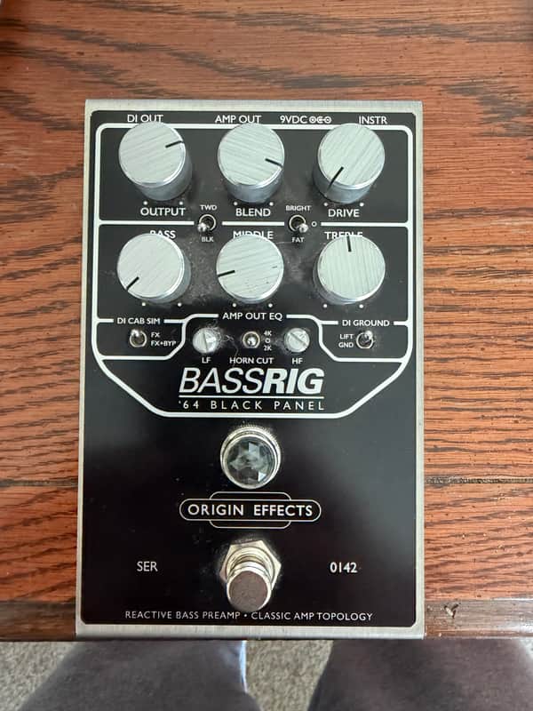 Origin Effects BASSRIG '64 Black Panel