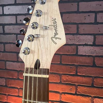 2010 Fender Standard Stratacoustic Acoustic Electric Guitar - Black image 7