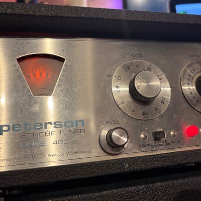 Refurbished Peterson Model 400 Strobe Tuner with case and mic! image 3