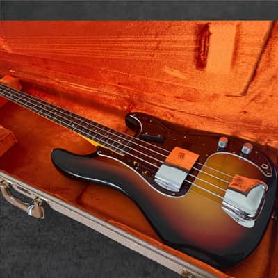 2026 Fender James Jamerson 1962 Precision Bass, Rosewood Fingerboard, 3-Tone Sunburst image 19
