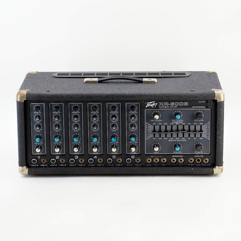Used AS/IS Peavey XR-600B 6-Channel Powered Mixer image 1