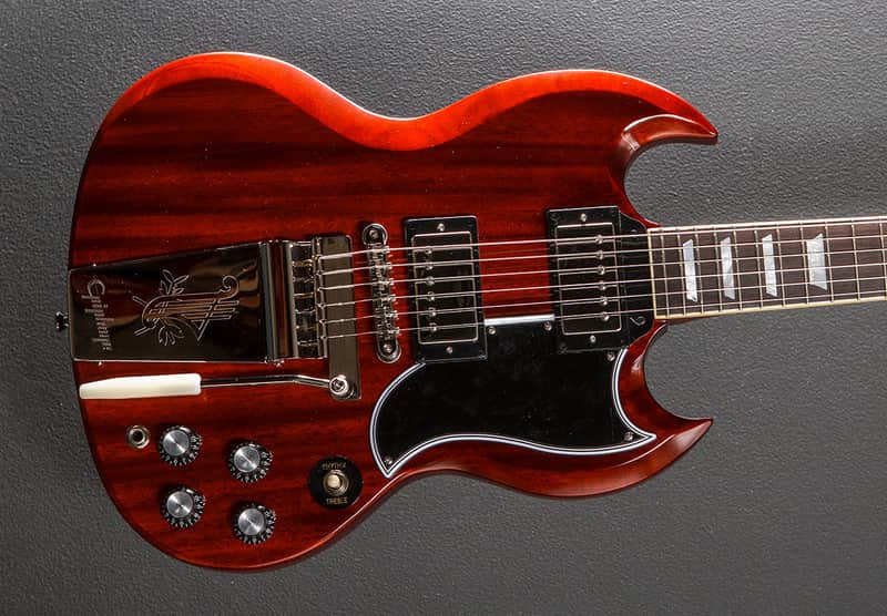 Epiphone "Inspired by Gibson Custom" 1964 SG Standard Reissue w/Maestro Vibrola - Cherry Red image 1