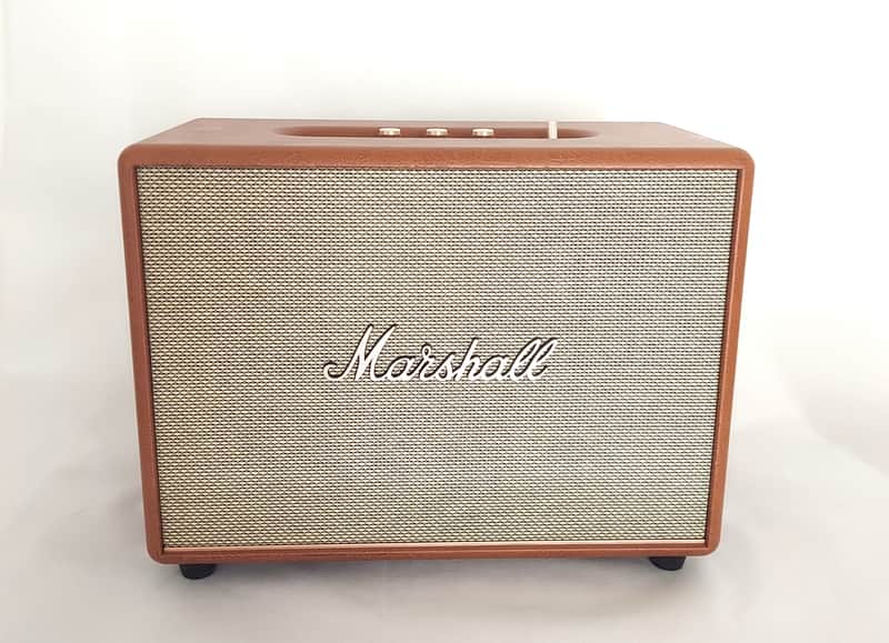 Marshall Woburn III Portable Bluetooth Speaker - Brown | Reverb