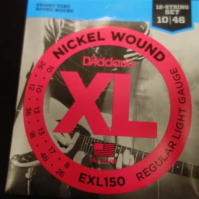 D'addario EXL150 for 12 string electrics 10-46 image 1