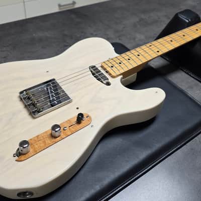 ESP Vintage Telecaster 80s Ash Body White Blonde MJ Japan MIJ 1980's Tele Fender Headstock 400 series TE Guitar image 11