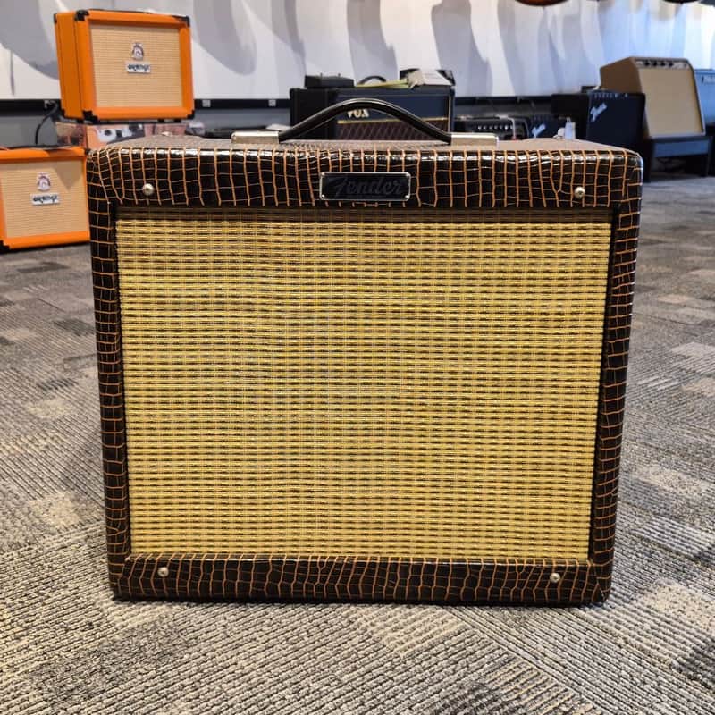 Used Fender Blues Junior IV Combo Guitar Amp - Limited Edition Alligator image 1