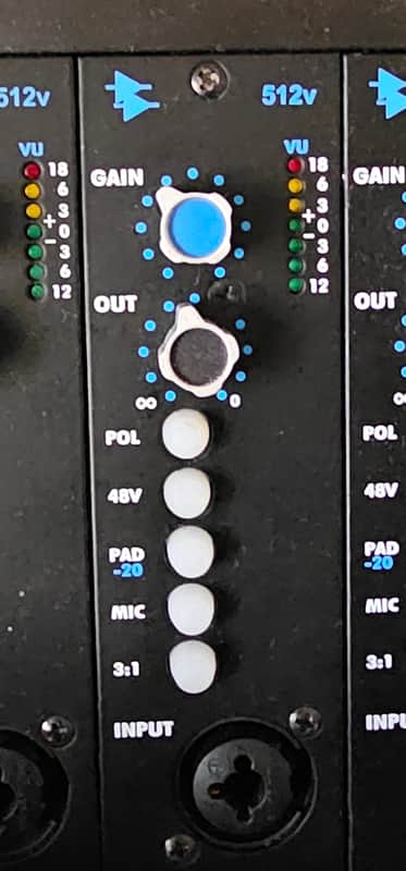 API 512V 500 Series Mic Preamp Module 2016 - Present - Black image 1