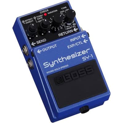 Boss SY-1 Synthesizer Guitar Effects Pedal - Blue image 3
