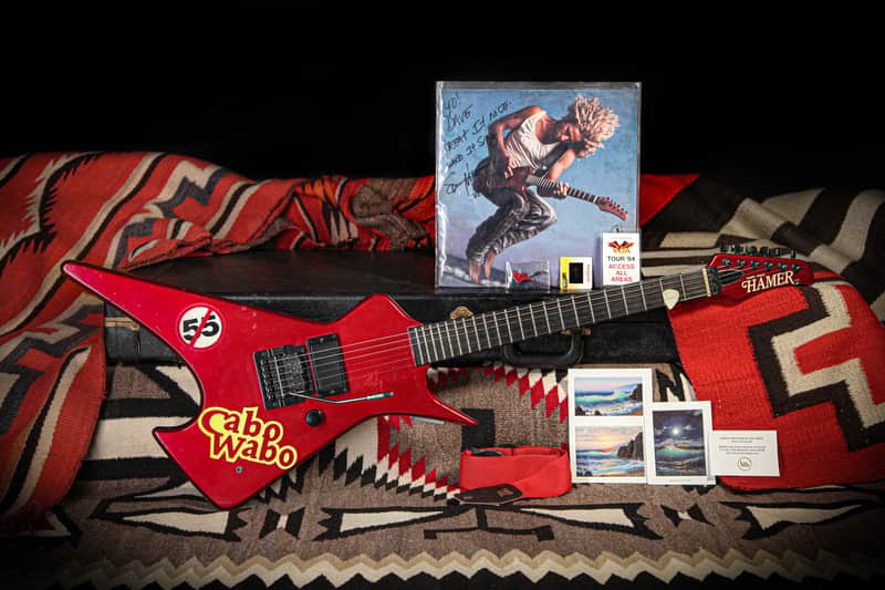 1985 Hamer Scarab Sammy Hagar Owned "Red" image 1