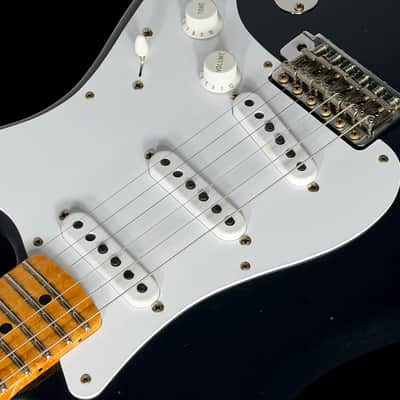 2025 Fender Stratocaster 1954 Custom Shop '54 Strat Journeyman Relic 70th Anniversary ~ Black image 5