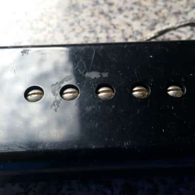 GFS Alnico Vintage Wound Dogear Black P90 Pickups Set image 4