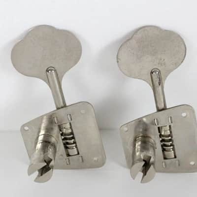 1950s-1960s Reissue Fender Jazz/Precision/Telecaster Bass Tuners NO LOGO Relic Set USA image 8