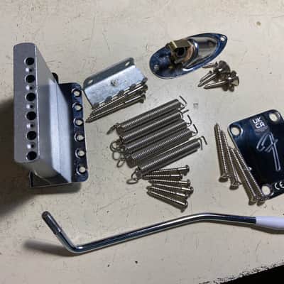 Fender Classic Strat Stratocaster Hardware Trem 2 7/32 Bridge Neck F Plate Vintera image 4