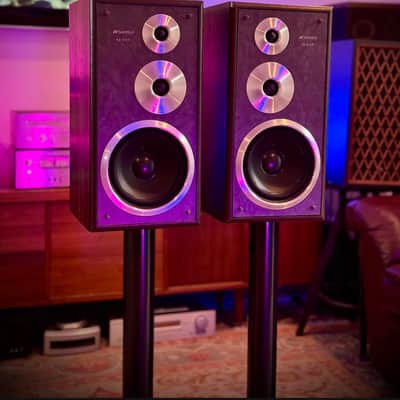 RARE Sansui S-H7 Bookshelf 3-Way Speakers image 1