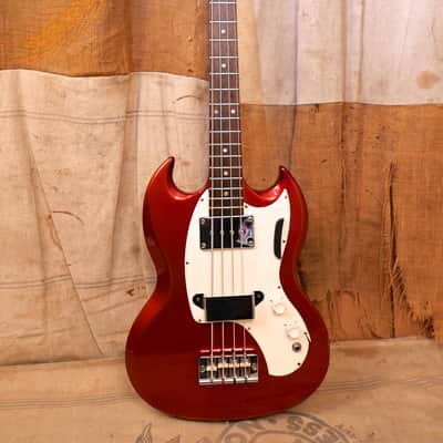 Gibson Melody Maker Bass SG EB 1968 - Sparkling Burgundy Metallic image 1