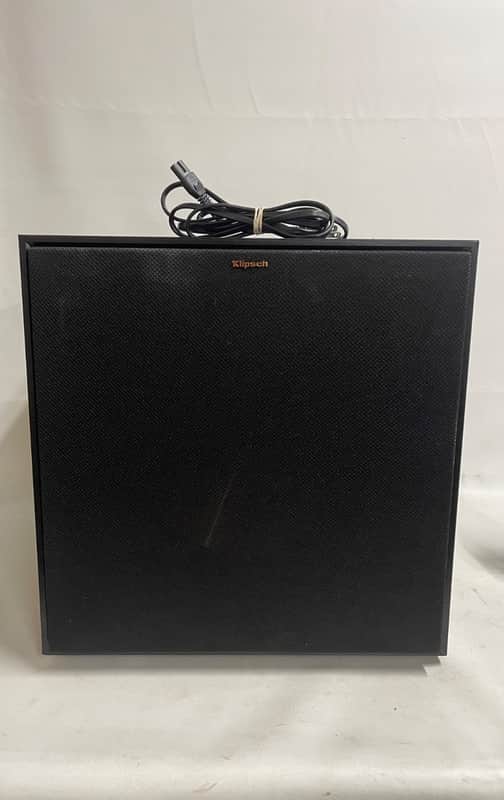 KLIPSCH R-121SW POWERED 12'' 400W Floor Standing Subwoofer - Black imagen 1