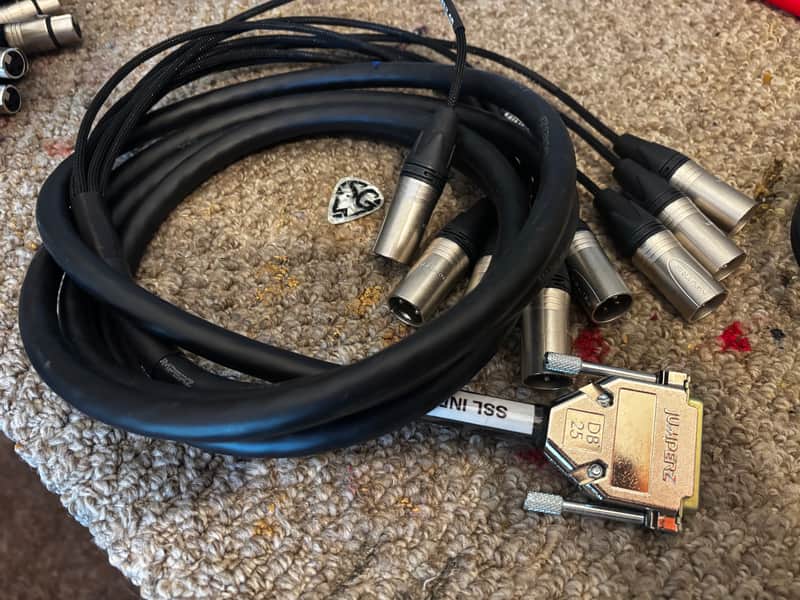 Jumperz DB25 to XLR-M 15’ foot cable snake image 1