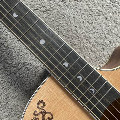 Luna Phoenix 40 Inch Acoustic Guitar, Spruce Top, Mahogany Body, Pau Ferro Fingerboard image 14