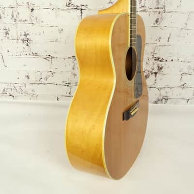 Vintage 1979 Guild F-40 Blonde Small Jumbo Acoustic Guitar With Hard Shell Case image 13