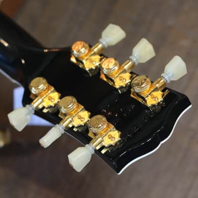 2016 Gibson Les Paul Custom Lite Electric Guitar Black Ebony + OHSC image 21